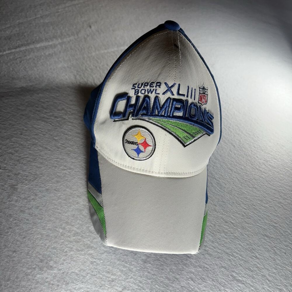 Pittsburgh Steelers Super Bowl XLIII Champions Reebok Hat - NFL Onfield Cap
